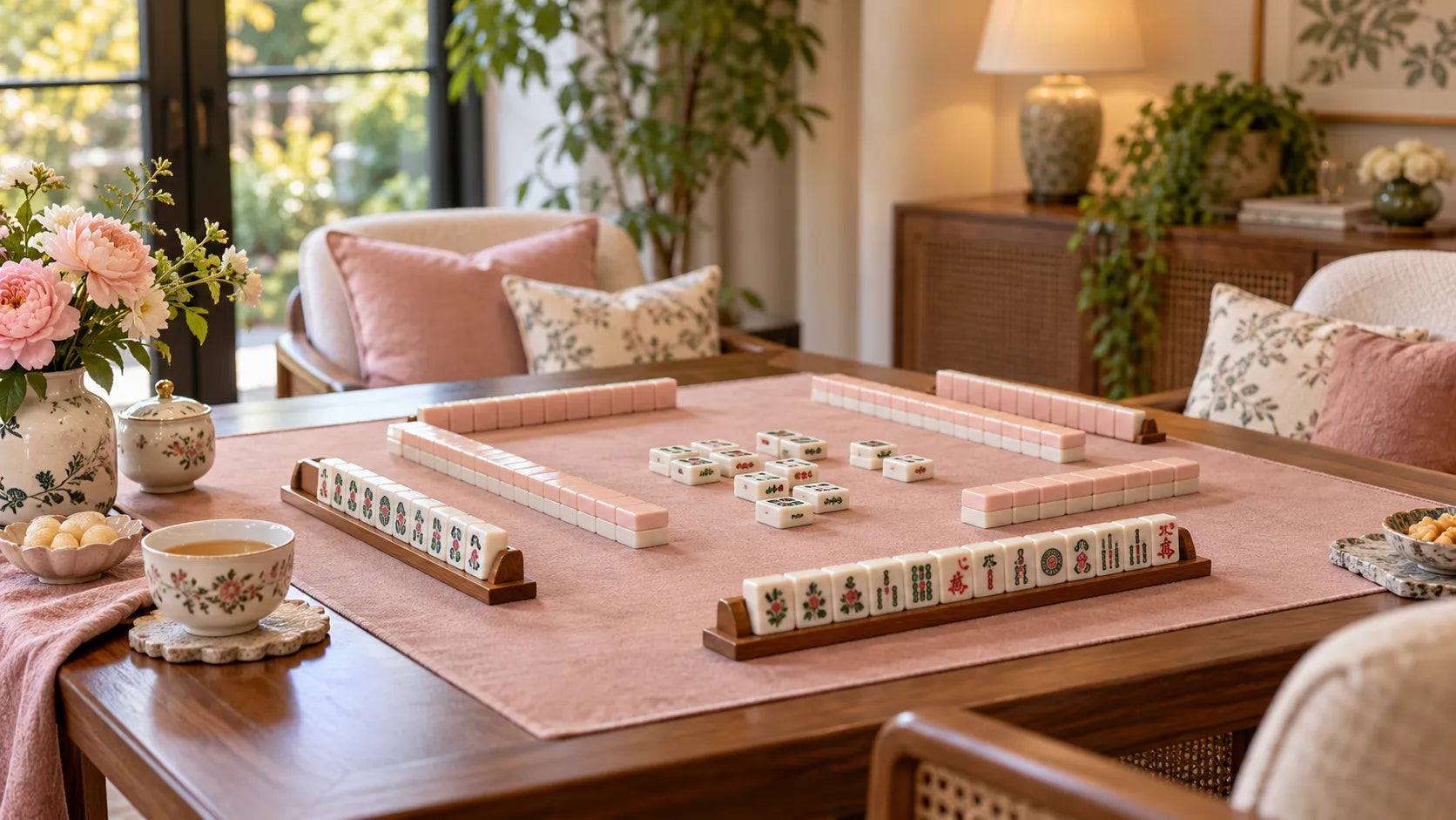 How to Set Up a Beautiful Mahjong Table at Home
