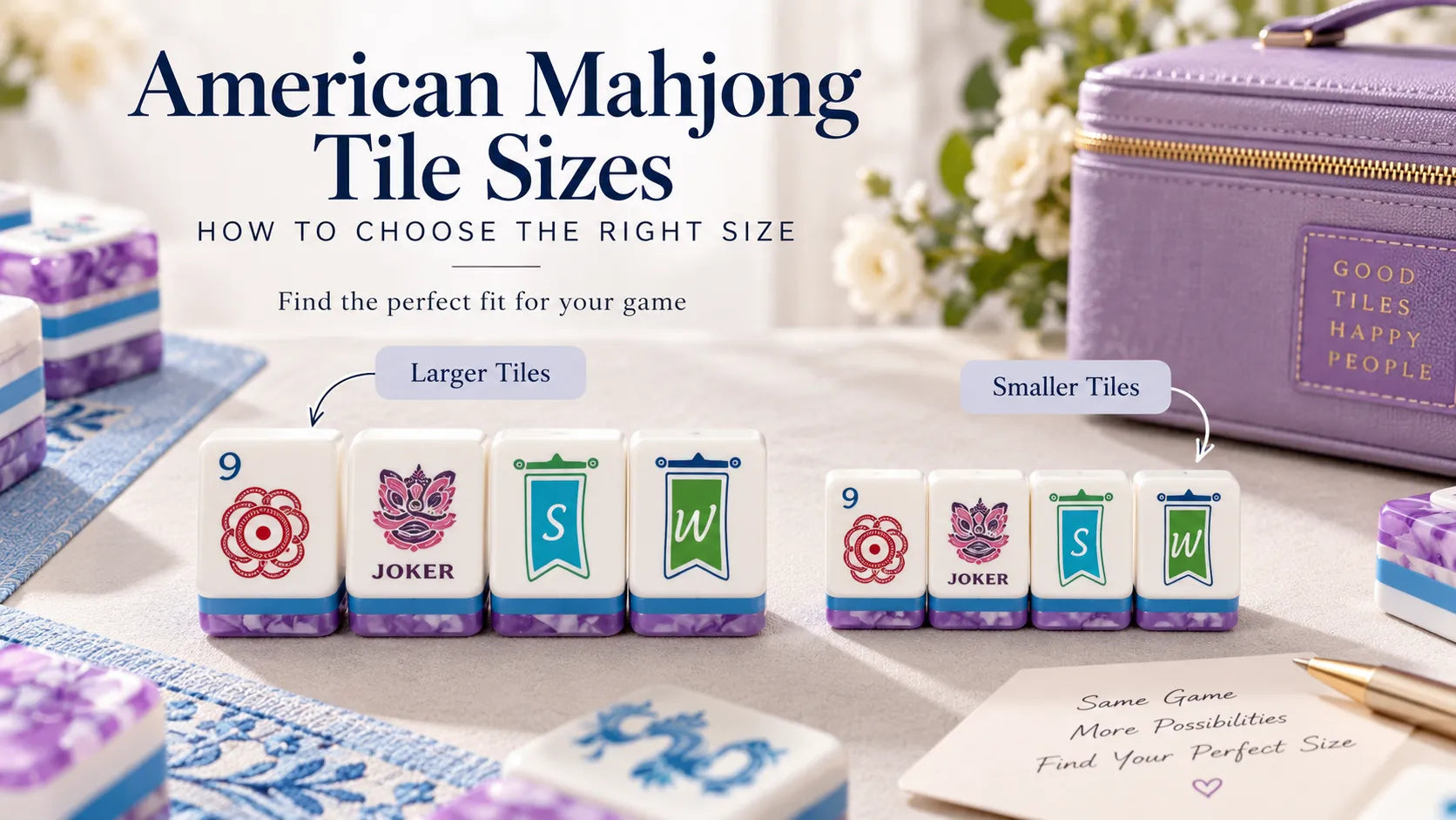 American Mahjong Tile Sizes: How to Choose the Right Size