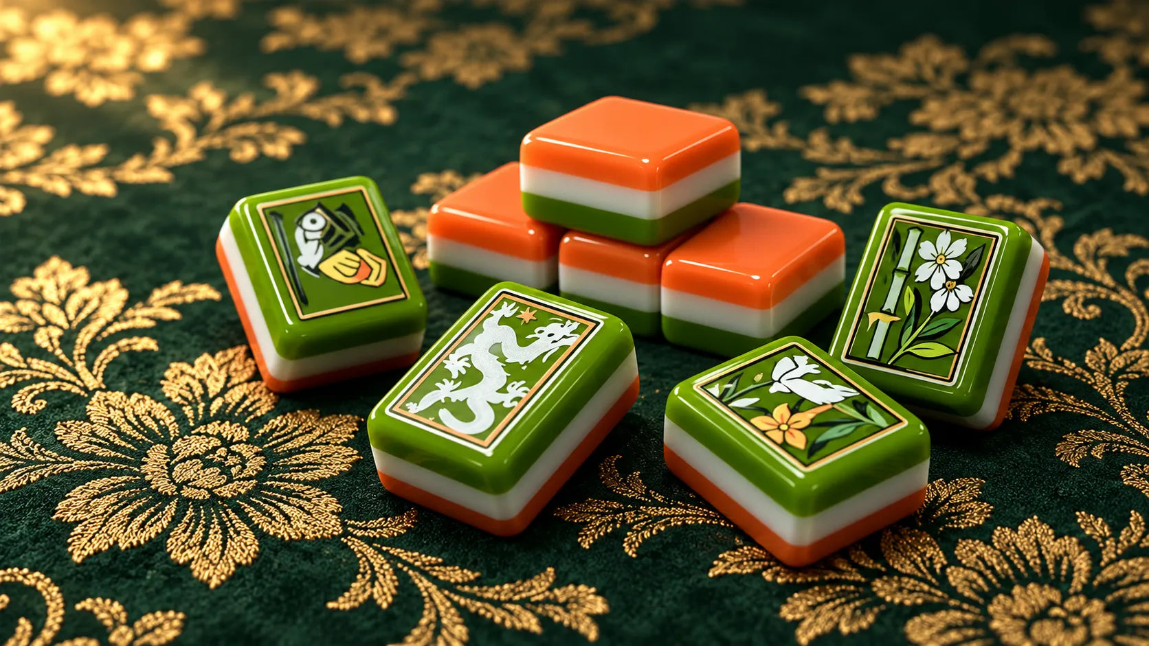 American Mahjong rack with tiles showing proper fit and spacing