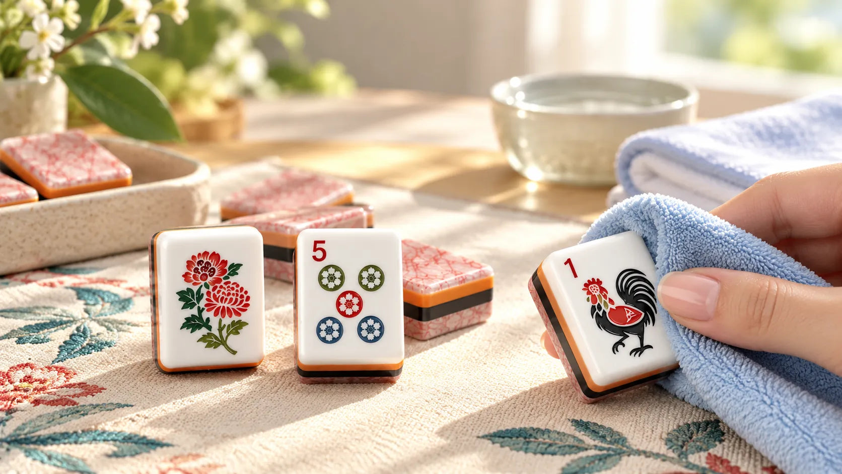 How to Clean American Mahjong Tiles Safely