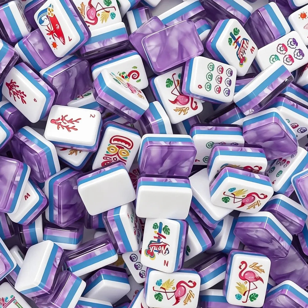 Colourful Mahjong Tiles for Home Games