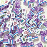 Colourful Custom Mahjong Tiles for Home Games