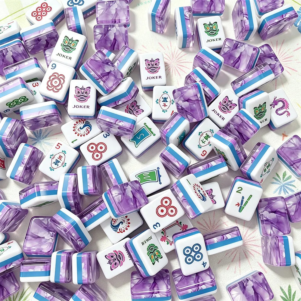 Colourful Custom Mahjong Tiles for Home Games