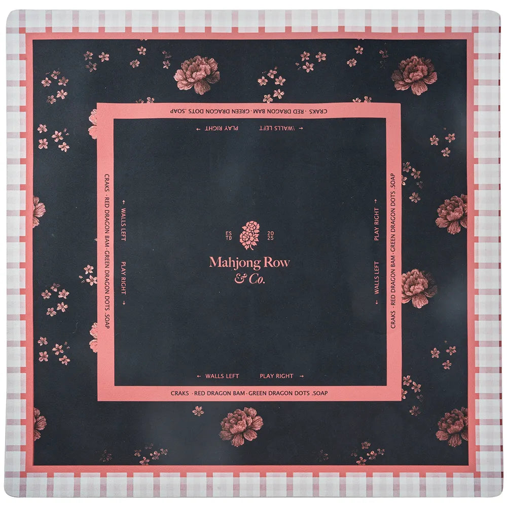 Midnight Blossom Mahjong mat product view