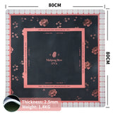 Midnight Blossom Mahjong mat flat lay