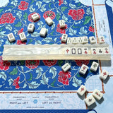 Colorful mahjong pusher design series with bright acrylic color variations