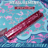 Colorful transparent mahjong pusher collection with multiple acrylic color choices