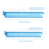 Mahjong tile pusher size guide showing 20 inch and 17.48 inch measurements