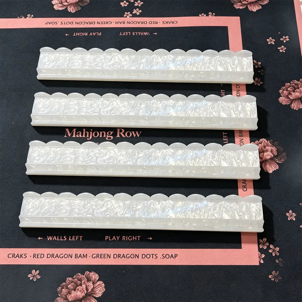 Multi pack mahjong tile pusher set with pearl texture finish and elegant design