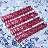 Pink transparent mahjong push stick with durable acrylic construction