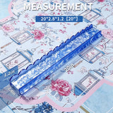 Transparent acrylic mahjong pusher set with elegant colorful appearance