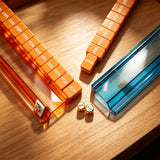 Wooden mahjong tile case with premium accessories and elegant design